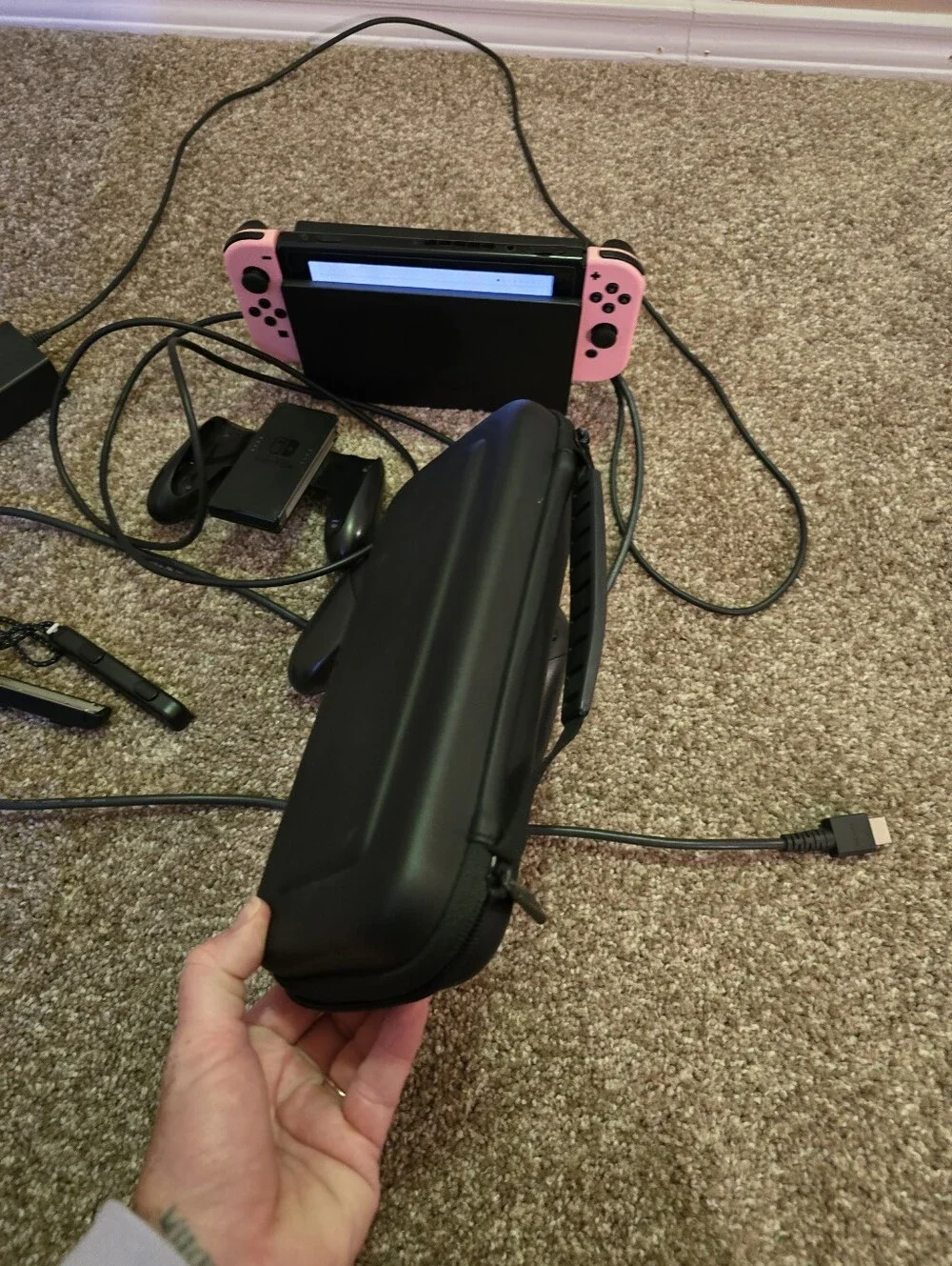 Nintendo Switch Pink Joy‑Con Case Accessories